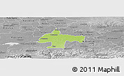 Physical Panoramic Map of Oswiecim, desaturated