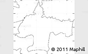 Blank Simple Map of Oswiecim, no labels