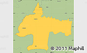 Savanna Style Simple Map of Oswiecim