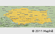 Savanna Style Panoramic Map of Malopolske