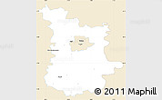 Classic Style Simple Map of Tarnow I, single color outside