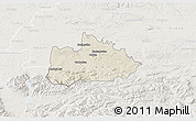 Shaded Relief 3D Map of Wadowice, lighten