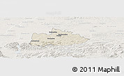 Shaded Relief Panoramic Map of Wadowice, lighten