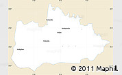 Classic Style Simple Map of Wadowice, single color outside
