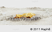 Physical Panoramic Map of Zakopane, lighten, semi-desaturated