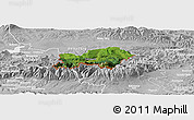 Satellite Panoramic Map of Zakopane, lighten, desaturated