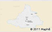 Classic Style 3D Map of Ciechanow, single color outside