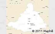 Classic Style Simple Map of Ciechanow