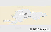 Classic Style Panoramic Map of Grojec, single color outside