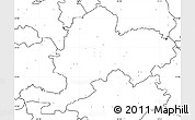 Blank Simple Map of Grojec, no labels