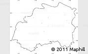 Blank Simple Map of Lipsko, cropped outside, no labels