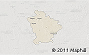 Shaded Relief 3D Map of Otwock, lighten, semi-desaturated