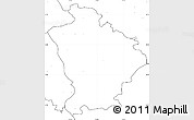 Blank Simple Map of Otwock, no labels