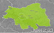 Physical 3D Map of Plock I, desaturated