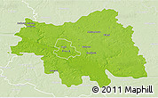 Physical 3D Map of Plock I, lighten