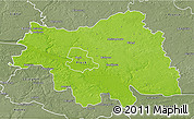 Physical 3D Map of Plock I, semi-desaturated