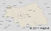 Shaded Relief 3D Map of Plock I, desaturated