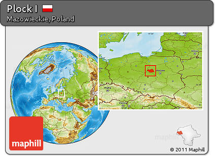 Physical Location Map of Plock I