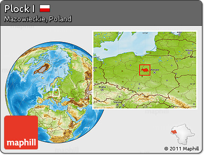 Physical Location Map of Plock I
