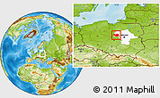 Physical Location Map of Plock I, highlighted parent region