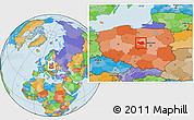 Political Location Map of Plock I