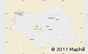 Classic Style Map of Plock I, single color outside