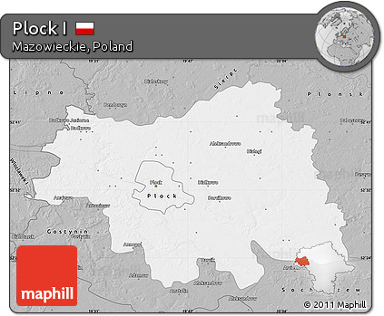 Gray Map of Plock I