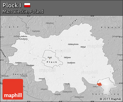 Gray Map of Plock I