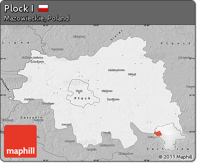 Gray Map of Plock I