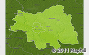 Physical Map of Plock I, darken