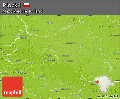 Physical Map of Plock I