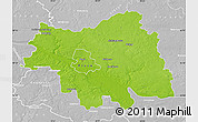 Physical Map of Plock I, lighten, desaturated