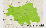 Physical Map of Plock I, shaded relief outside