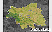 Satellite Map of Plock I, darken, desaturated