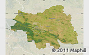 Satellite Map of Plock I, lighten