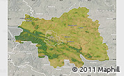 Satellite Map of Plock I, lighten, semi-desaturated