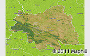Satellite Map of Plock I, physical outside