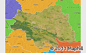 Satellite Map of Plock I, political outside