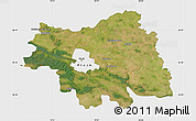 Satellite Map of Plock I, single color outside