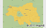 Savanna Style Map of Plock I, single color outside