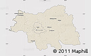 Shaded Relief Map of Plock I, cropped outside