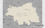 Shaded Relief Map of Plock I, darken, desaturated