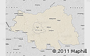 Shaded Relief Map of Plock I, desaturated