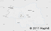 Silver Style Map of Plock I, single color outside