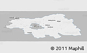 Gray Panoramic Map of Plock I, single color outside
