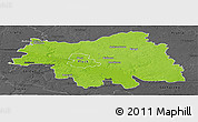Physical Panoramic Map of Plock I, darken, desaturated