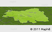 Physical Panoramic Map of Plock I, darken