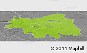 Physical Panoramic Map of Plock I, desaturated