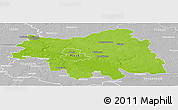 Physical Panoramic Map of Plock I, lighten, desaturated