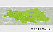 Physical Panoramic Map of Plock I, lighten, semi-desaturated